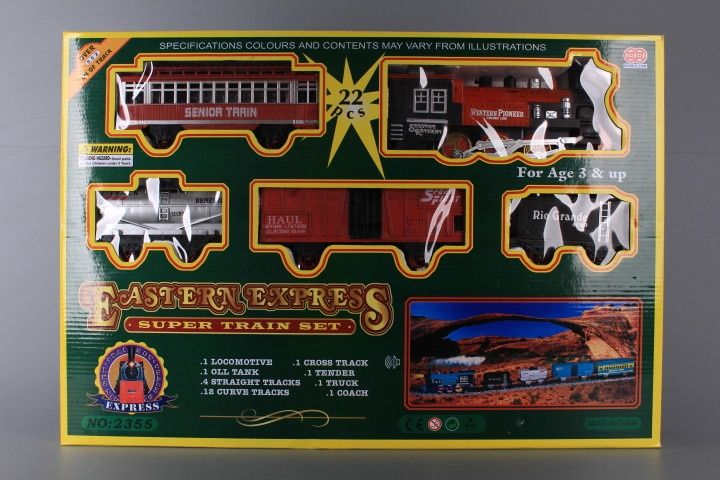 Влак с пушек и реалистични влакови звуци  - 552см