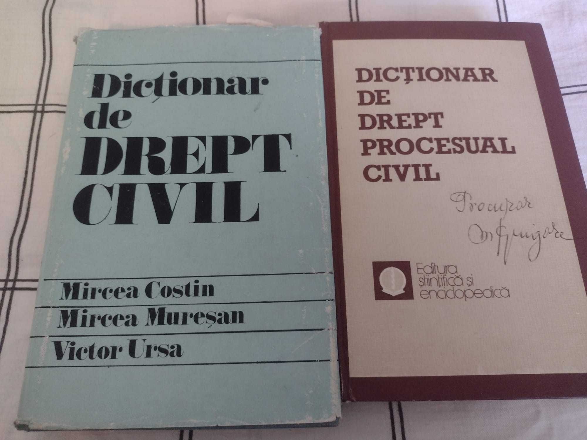 Dictionar de drept procesual si drept civil