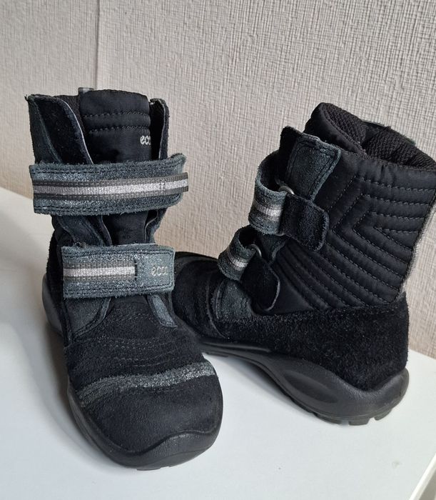 Ботуши Ecco зимни обувки черни 29 номер