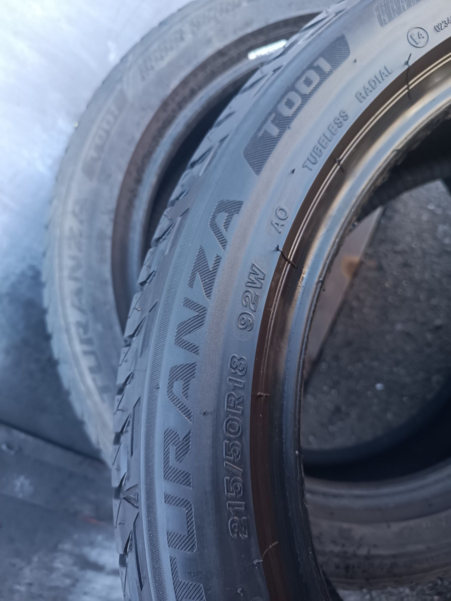 215/50/18 Bridgestone Дот 0321