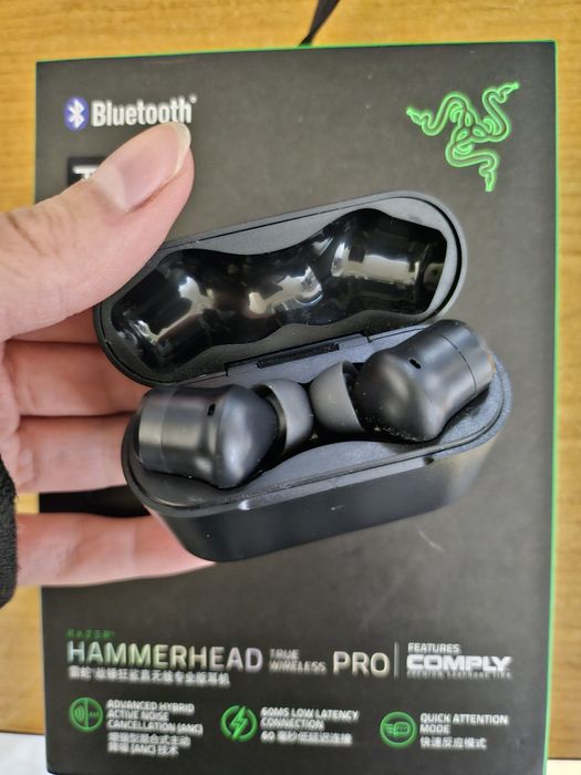 Casti mobile gaming Razer Hammerhead True Wireless Pro