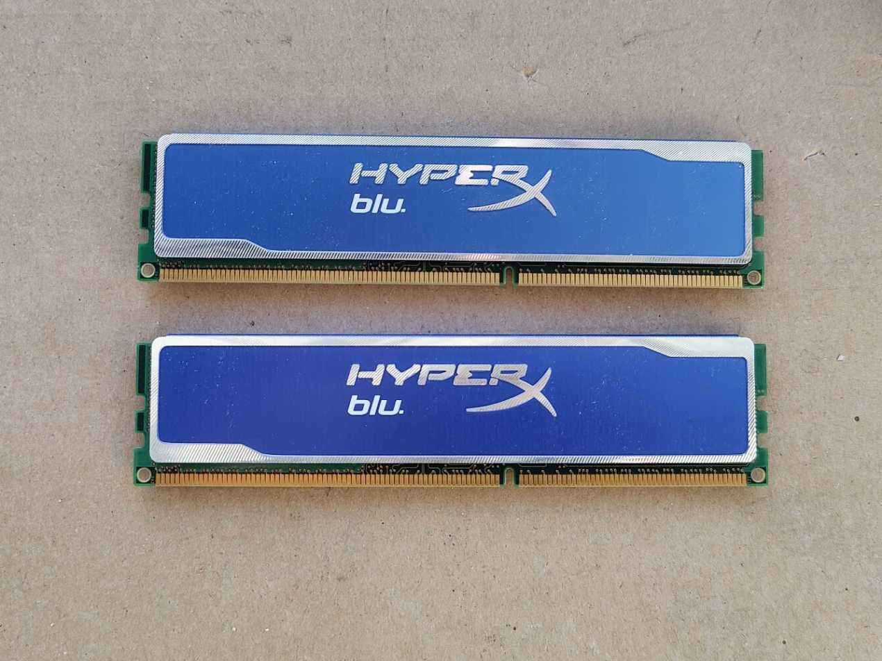 Memorie ram Kingston HyperX blu Kit 8GB (2x4GB), DDR3, 1600MHz, CL9