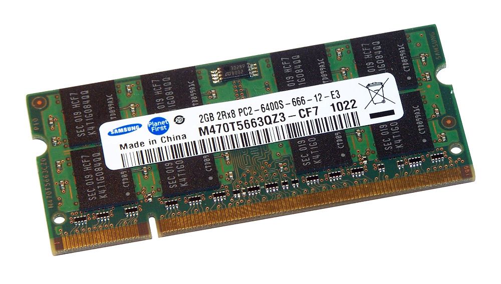 Memorie RAM 2Gb DDR2 800Mhz PC2-6400S compatibila 667Mhz PC2-5300S