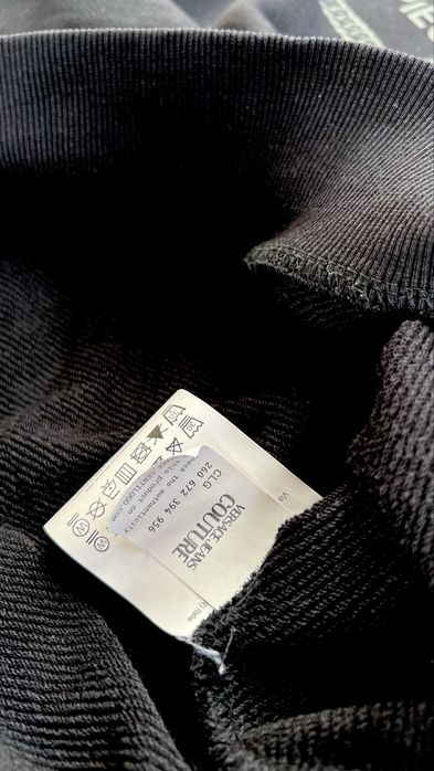 Мъжка черна блуза Versace Jeans Couture, L размер, като нова