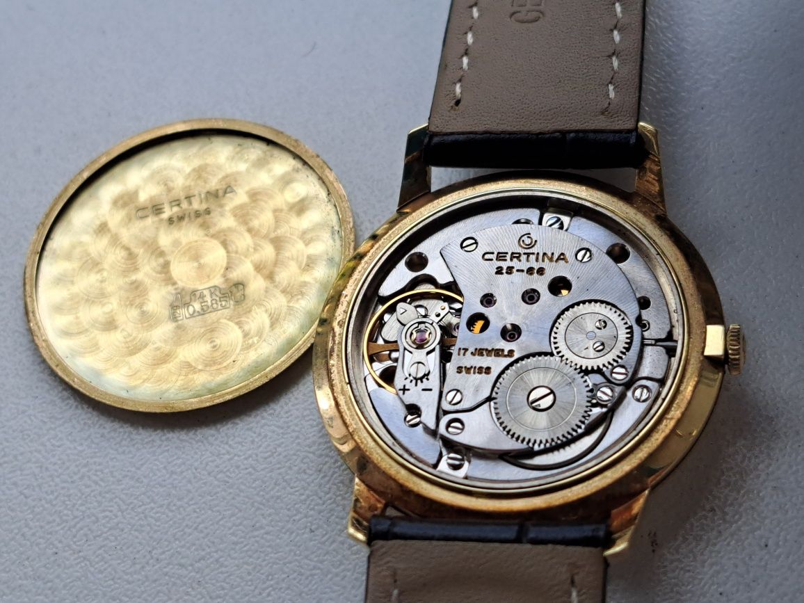 Ceas de Aur 14 K Certina