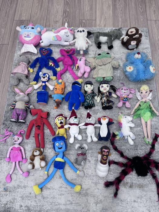 Продам мягкие игрушки б/у