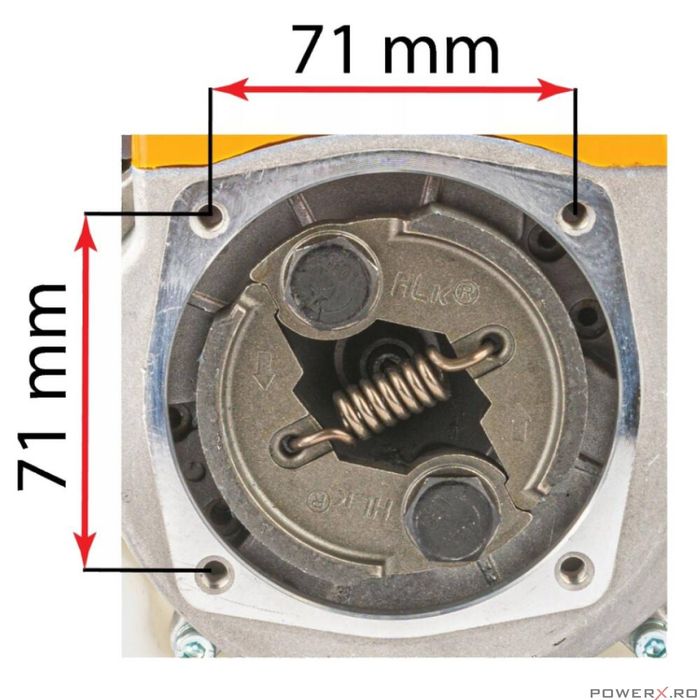 Motor pentru motocoasa pe benzina in 2 timpi, 4.4 kW, Powermat