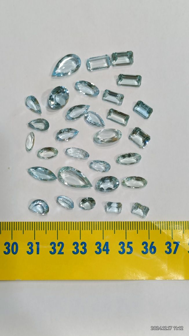 Vind aquamarine naturale pentru bijuterii