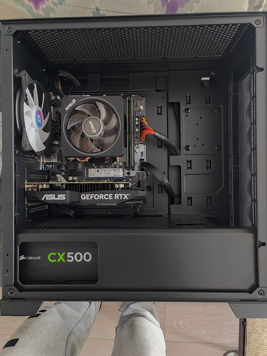 Pc gaming nou garantie 2ani wifi 32gb ram ryzen 5500 rtx 3050  512 ssd