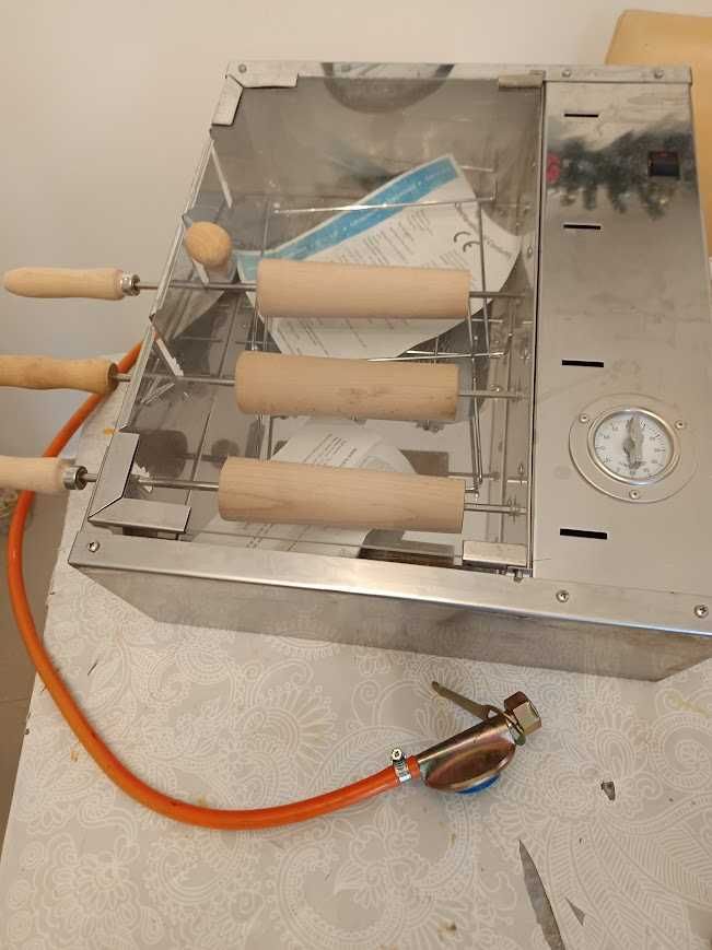 aparat masina de kurtos kalacs cozonac unguresc pe gaz 4 pozitii nou