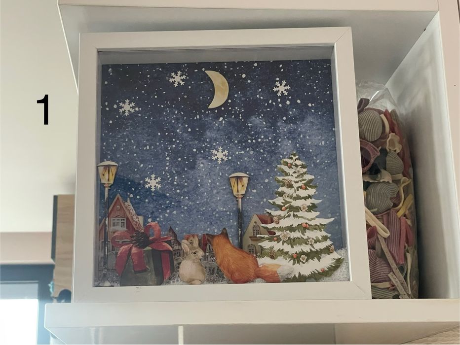 Коледни светещи рамки