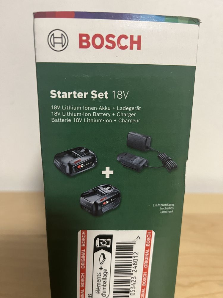 NOU Set Acumulatori si incarcator pentru Aspirator Bosch