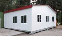 Case modulare pe structura metalice, cabane tip A, containere la cheie