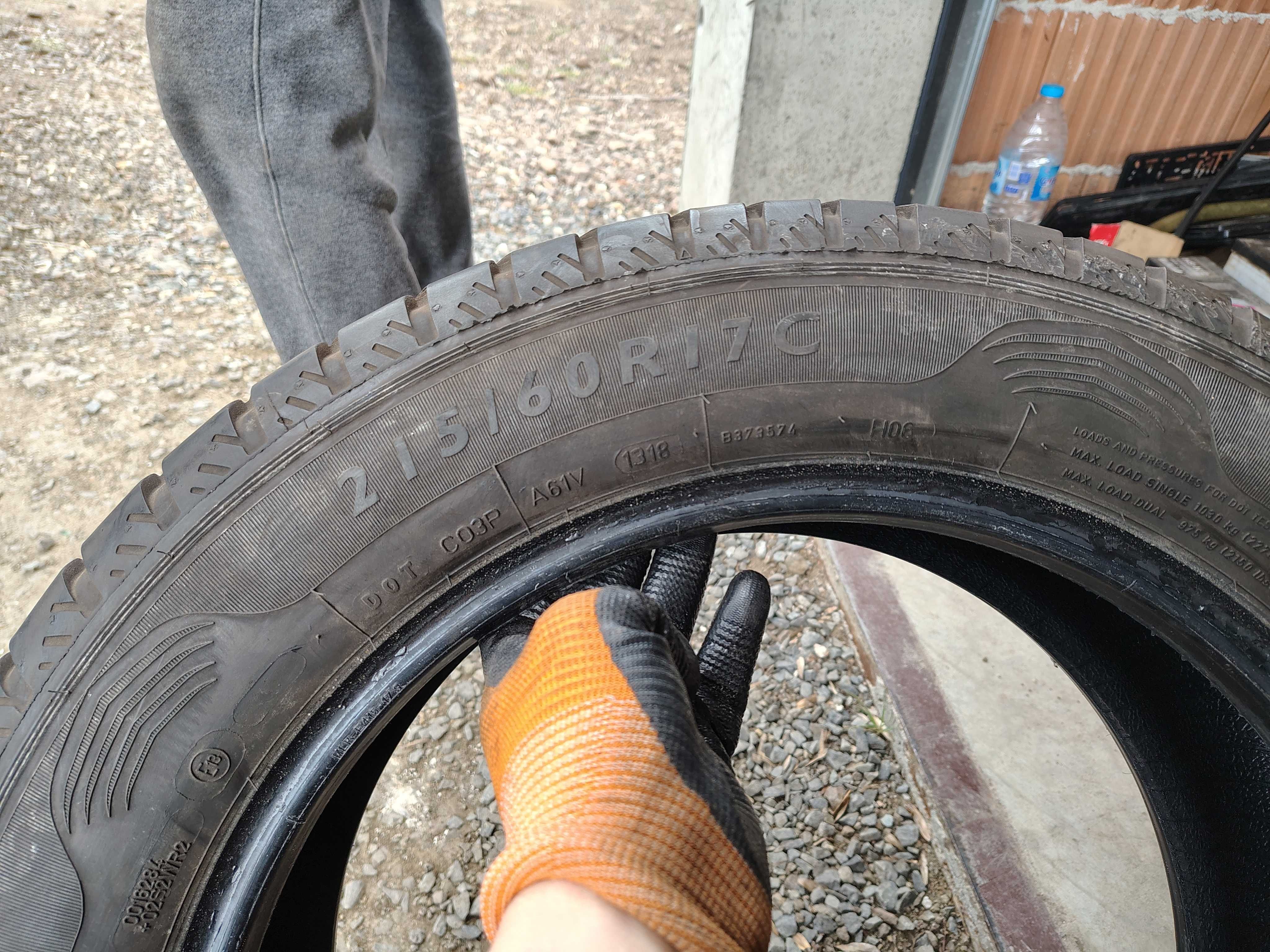 4бр.летни гуми DUNLOP 215 60 17C DOT18 цена за брой