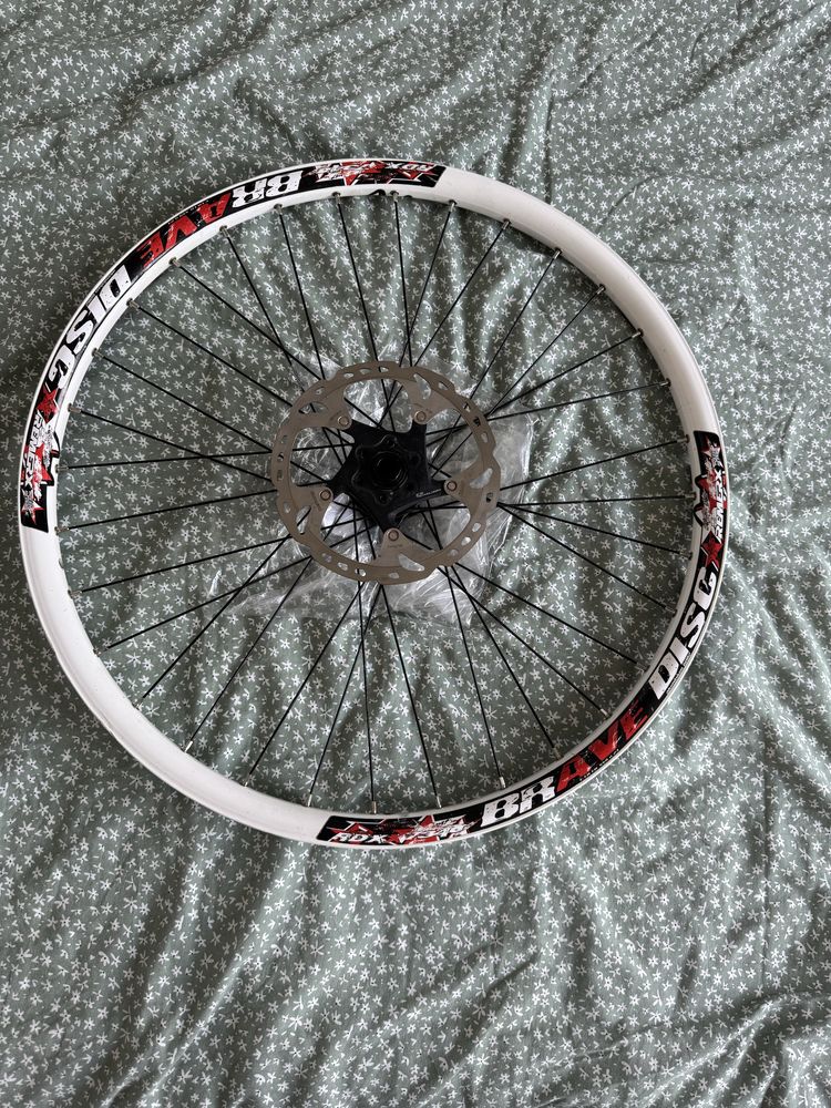 Капла brave disk 26 цола с главина novatec 15x100 + два диска shimano