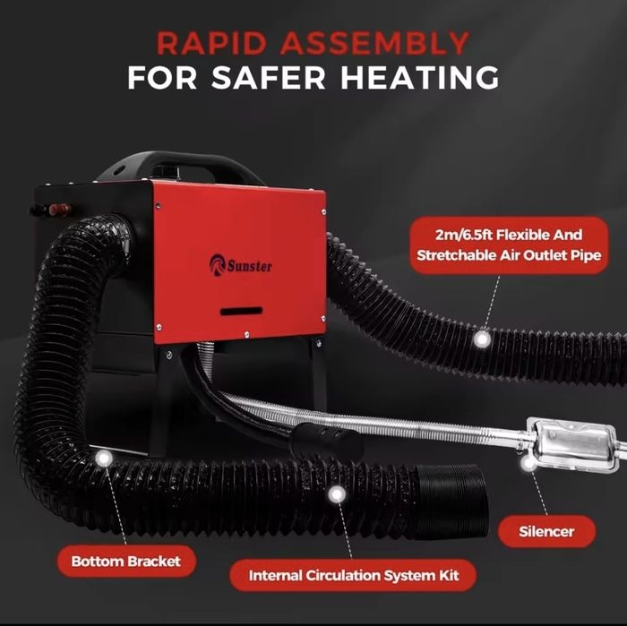 Webasto - Sirocou portabil 8KW 12v-24v-220v Bluetooth  Incalzitor auto