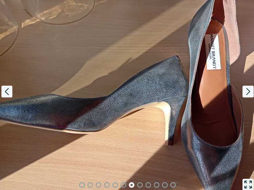 Страхотни обувки естесвена кожа -BOSS i Margit Brandt Copenhagen