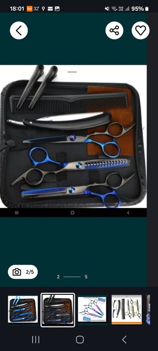 Set foarfeci tuns filat profesionale la penar