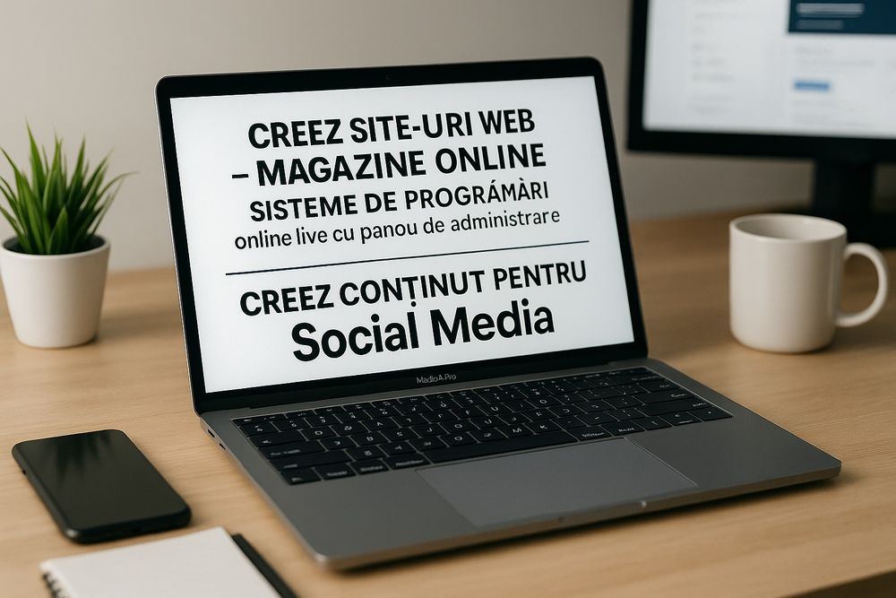 Creez Site-uri Web Profesionale | Magazine Online | Sisteme Programări