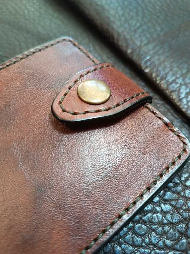 Портфейл от естествена кожа ръчна изработка