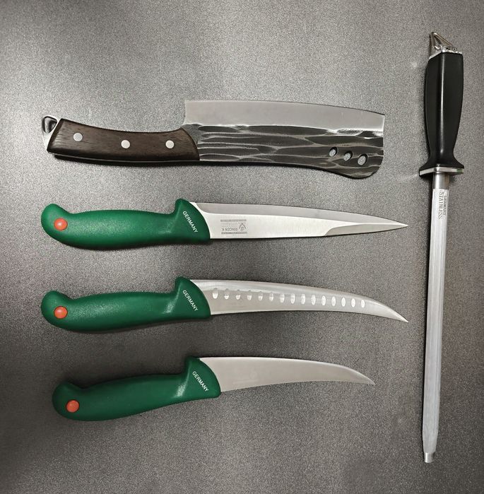 SET Cutite Macelarie 5 piese Germany Green