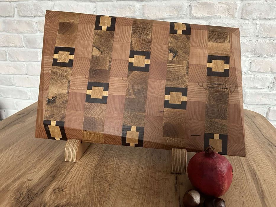 Енд грейн (end grain) дъска за рязане и сервиране