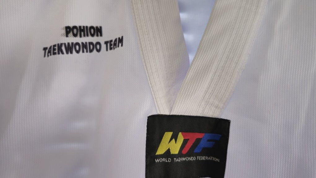 Детско кимоно за таекуондо pohion taekwondo team + колан