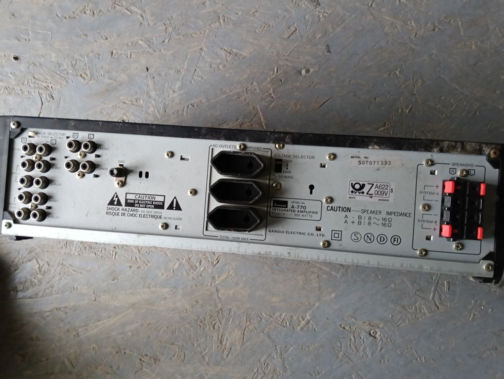 Amplituner statie Sansui A770 300watt