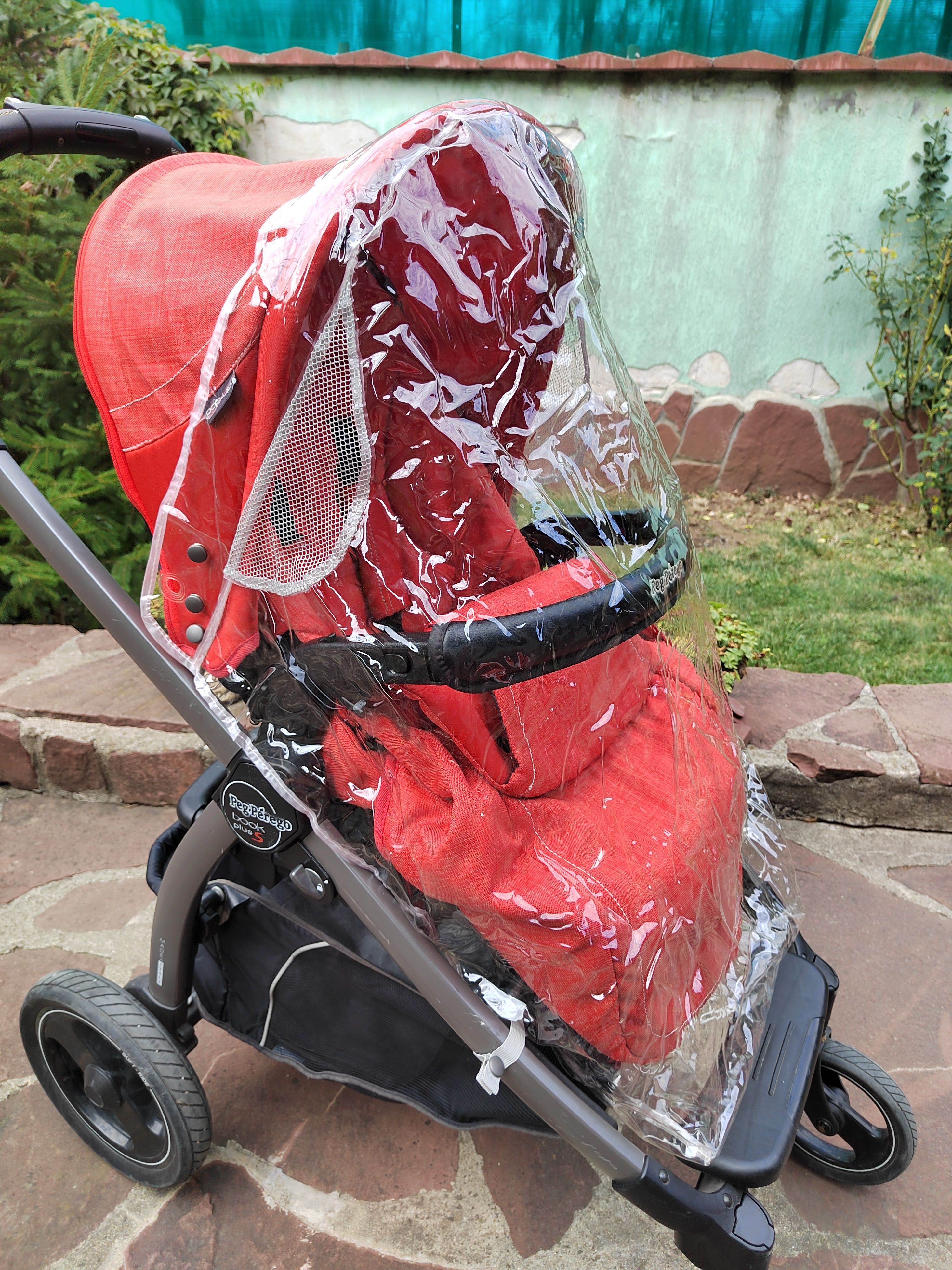 Детска количка Peg-Perego Carrello Book plus S, 3 в 1, цвят Sunset