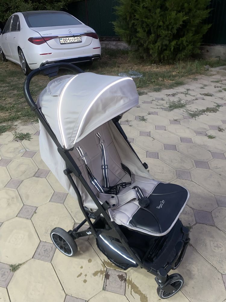 Коляска прогулочная Start joy D600, серый
