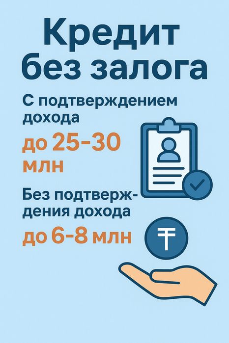 КРЕДИТ без залога, За 1 час, Адрес: Алматы, Саяхат, Арыковой 25