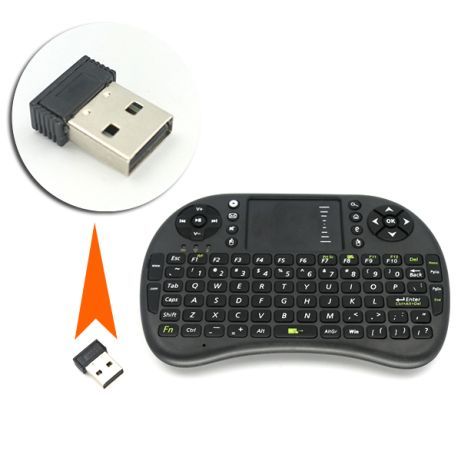 Мини Светеща безжична клавиатура за Android PC или TV Box Mini Keyboar