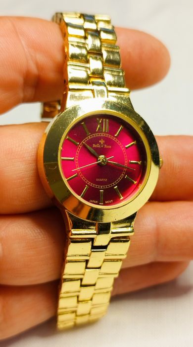 Ceas de damă Belle & Rose cu quartz, curea si carcasa din otel inox