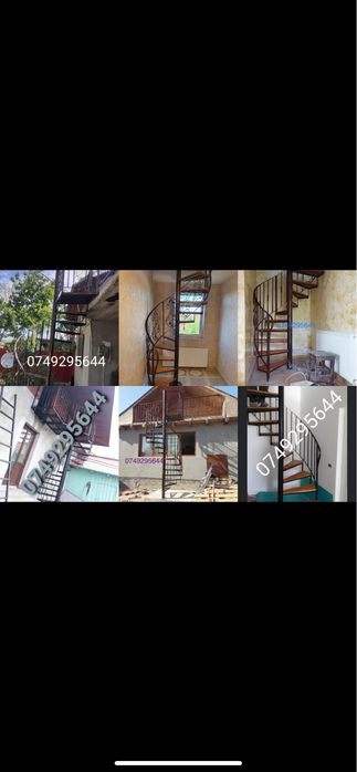 Scarii cu trepte de fag