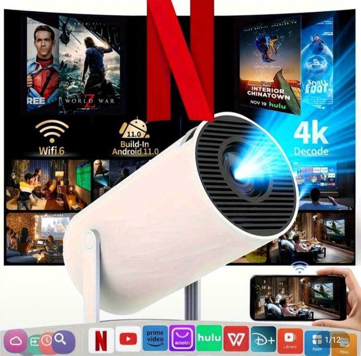 Проектор 4k wi-fi 5