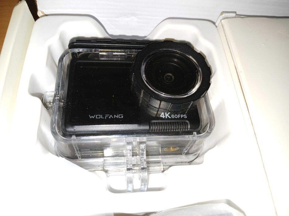 Cameră sport WOLFANG GA420, 4K 60FPS, WiFi, waterproof, accesorii