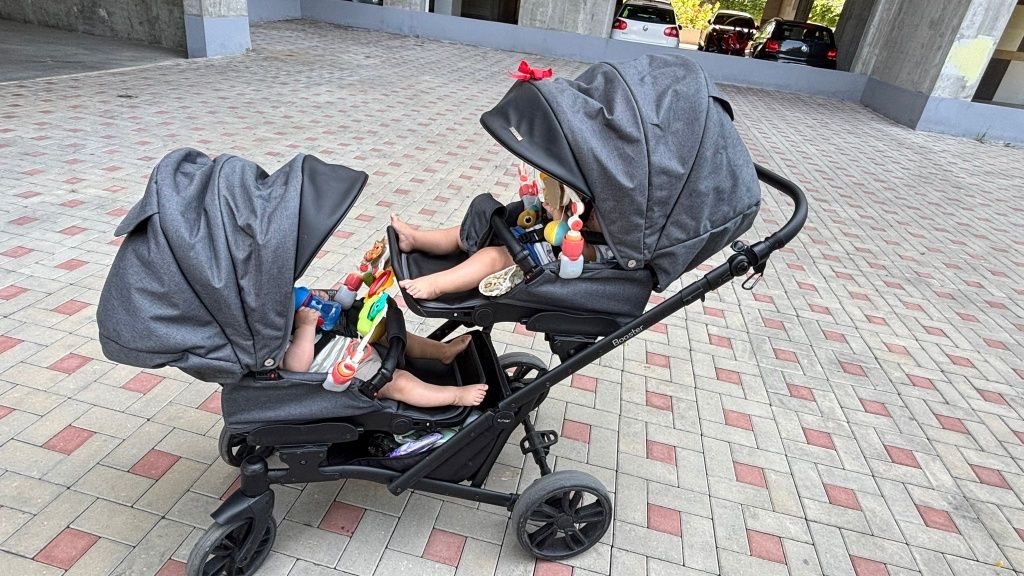 Carucior gemeni Kunert Booster 3 in 1