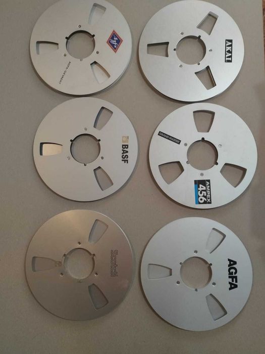 Rola de magnetofon 26 cm metalica