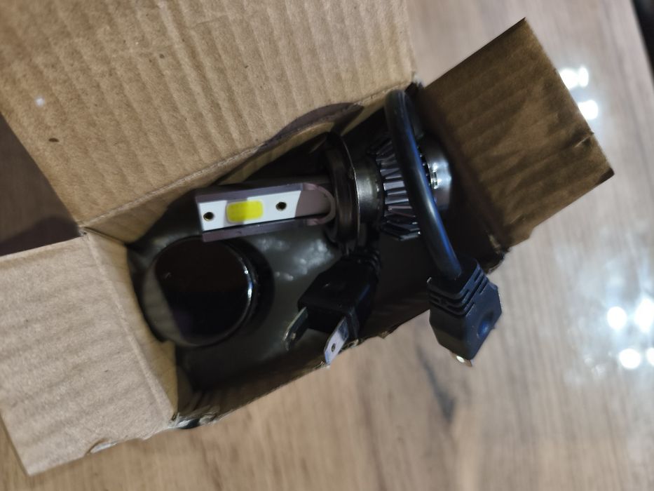 Ново! 2 броя Mini LED 7600lm 80W H7 лед крушки халогенни