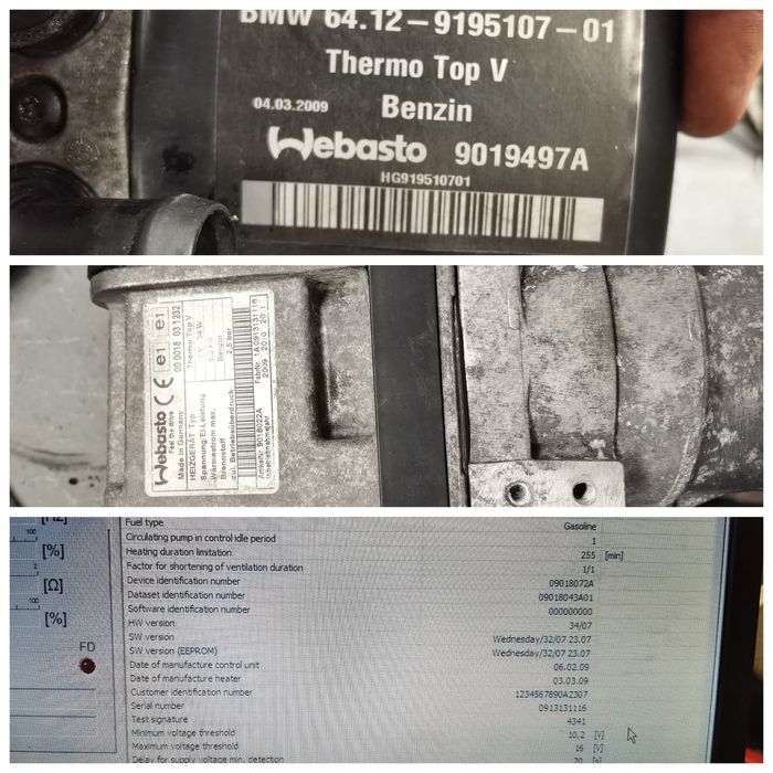 Webasto opel/ford/bmw/vw/audi/renault/mercedes