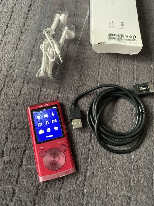 MP3 Player Audio SONY Walkman NWZ-E453 Rosu + Casti InEar Huawei Noi
