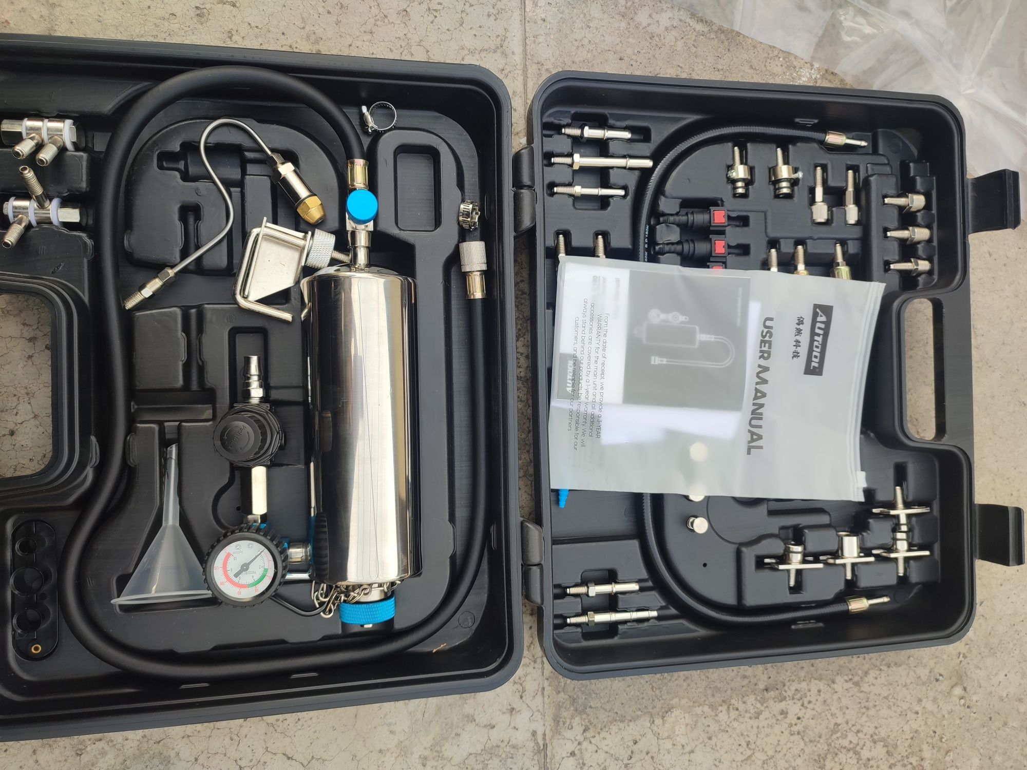 Стенд AUTOOL C100 для промывки форсунок без снятия