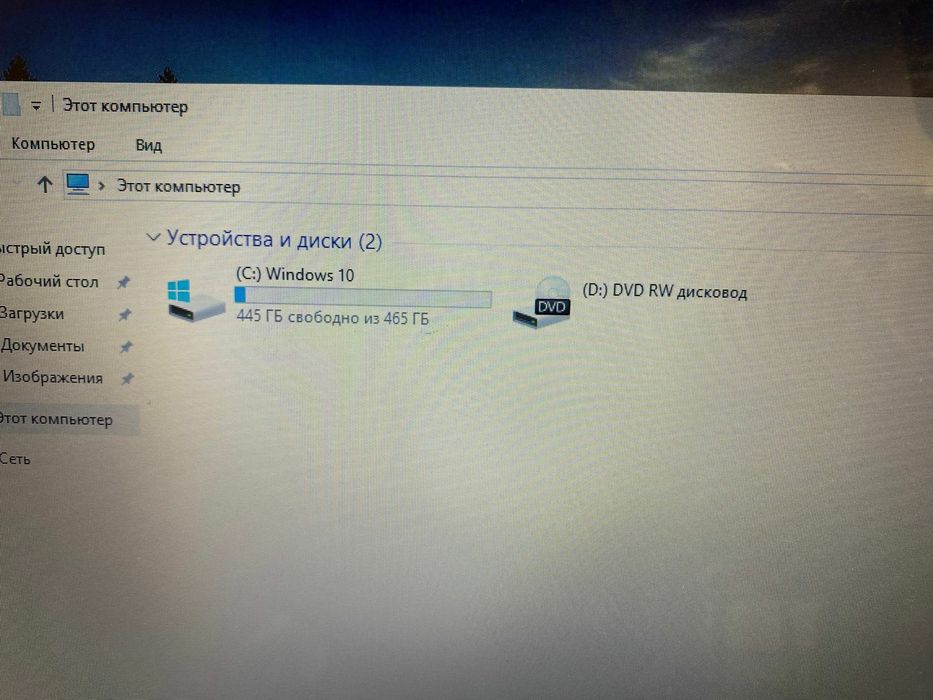 HP intel core i3/OZU 8GB/диск 500ГБ/Windows 10
