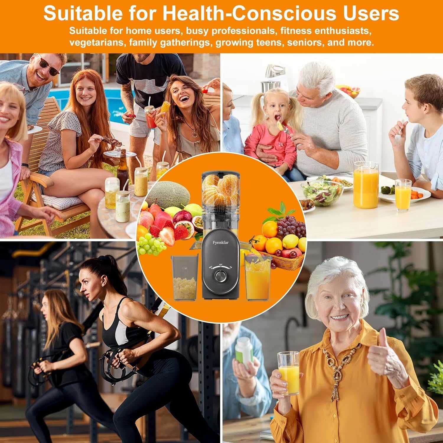 Сокоизтисквачка бавнооборотна Fyenkfar Juicers,Гаранция