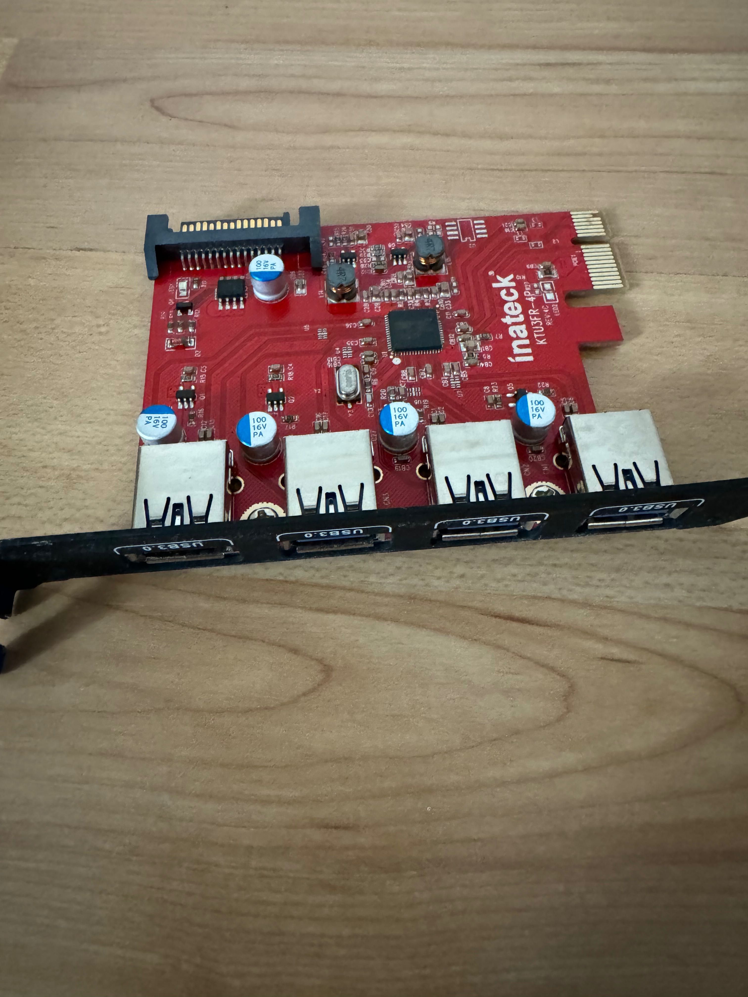 Inateck 4 Port PCIe USB 3.0 Card