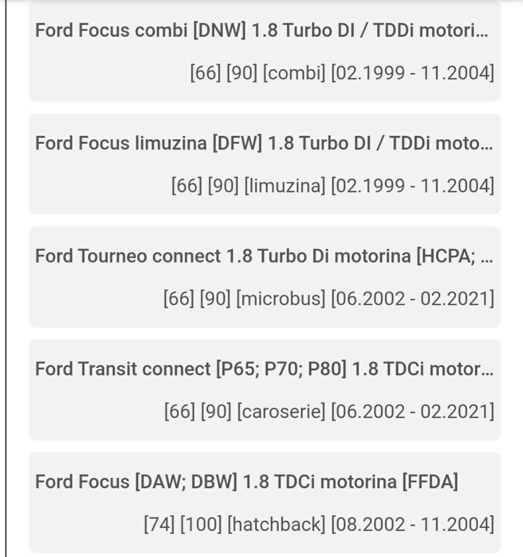 Pompa apa ford focus/fiesta...