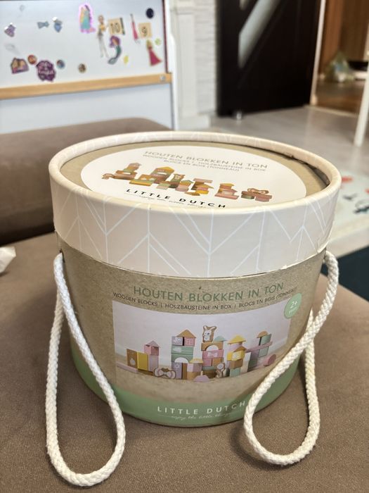 Set constructie din lemn Little Dutch