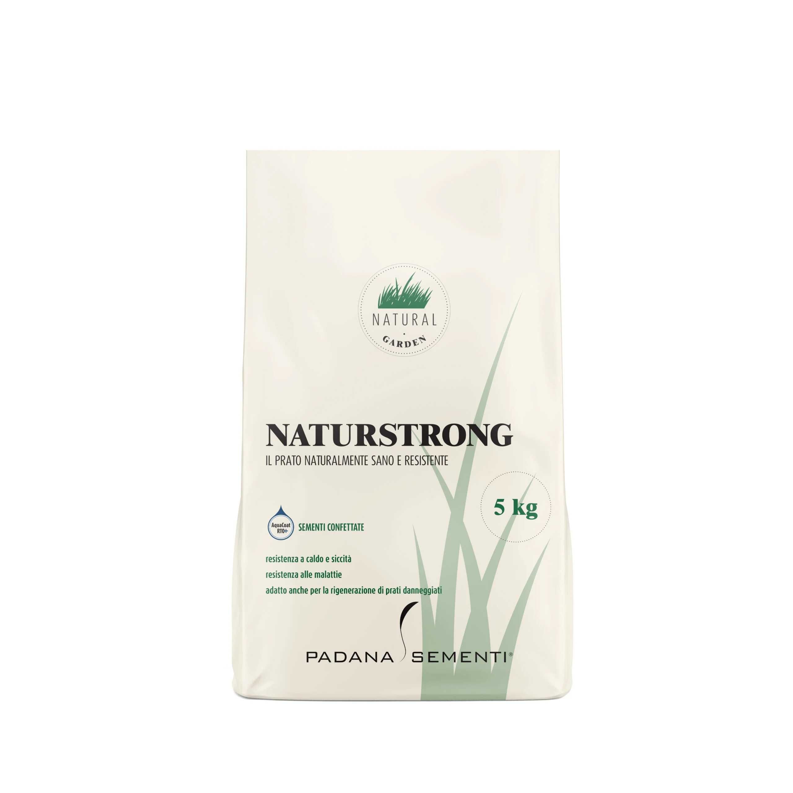 Semințe de gazon profesionale Padana NaturStrong, 5 kg- gazonluna.ro