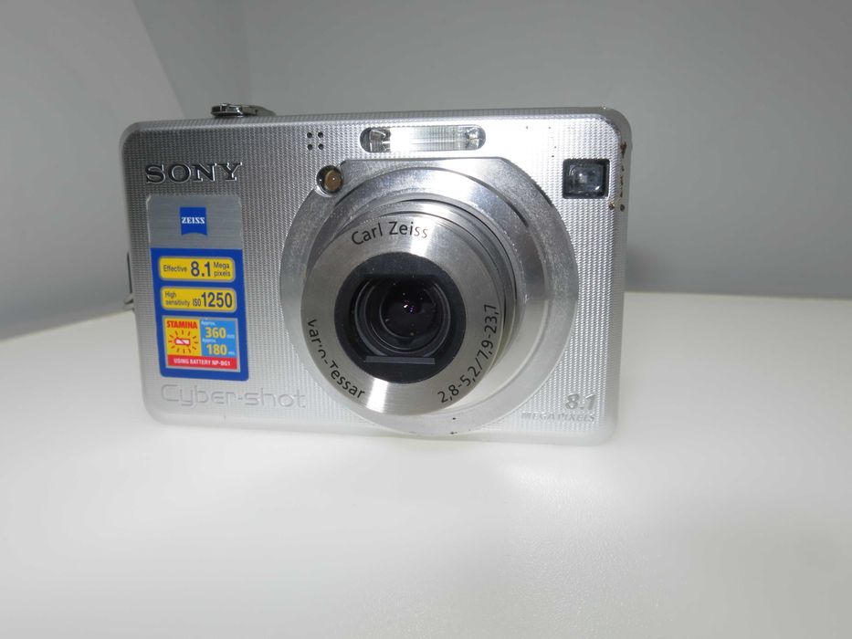 Sony Cybershot W100 компактен цифров фотоапарат ретро дигитална камера