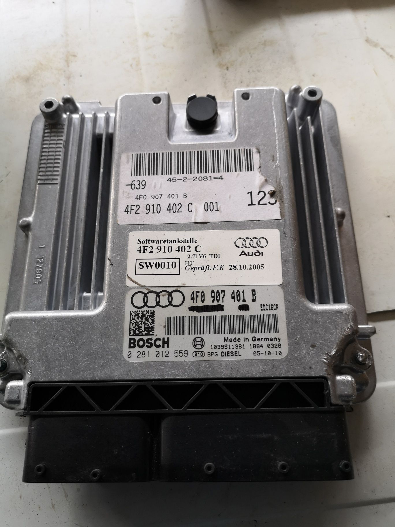 calculator motor ECU audi a6 c6 2.7 3.0